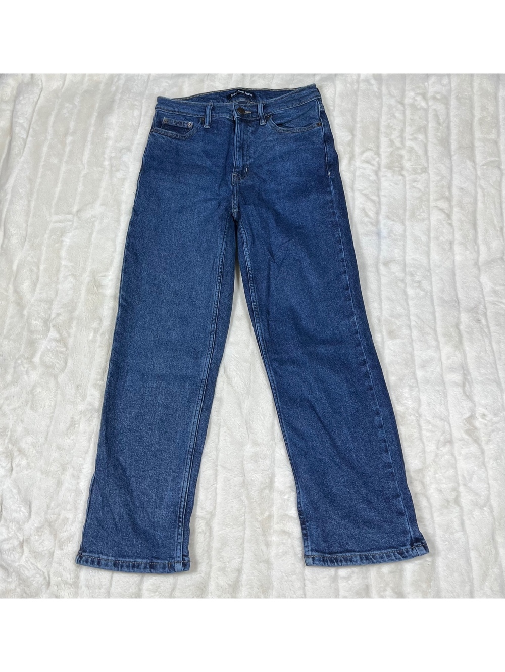 Calvin Klein 2/4 School Slim Straight Fall Winter Spring Casual Preppy Jeans